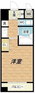 HOPE CITY天神橋【5階】の間取り