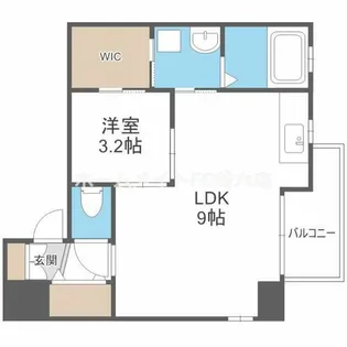 トラストマン堀江【3階】の間取り