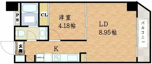 willDo谷町【2階】の間取り
