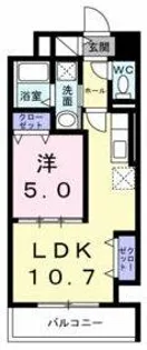 ウィングコート天王寺【2階】の間取り