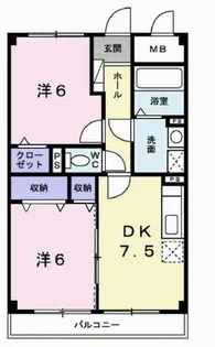 City Coolale【4階】の間取り