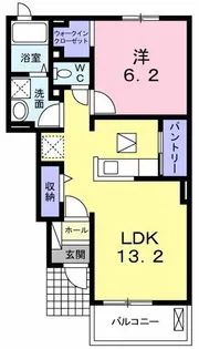 セレーノ【1階】の間取り