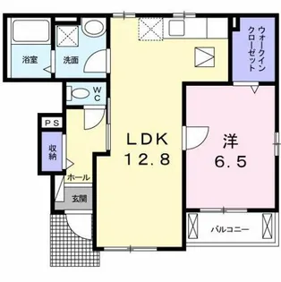 ハピネス【1階】の間取り