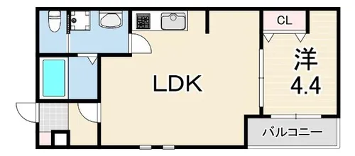 ALEGRIA垂水【1階】の間取り