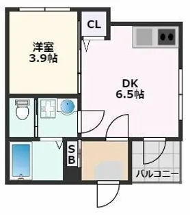 シャルマン相川【3階】の間取り