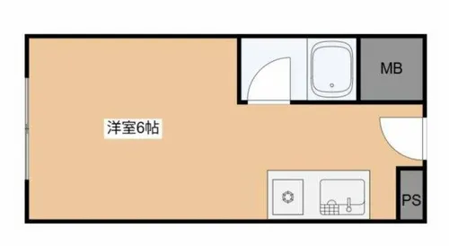 千鳥川ドミトリー【311号室】の間取り