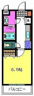 ラフィネ弓削【4階】の間取り