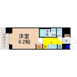 プレサンス葵デュリス【4階】の間取り