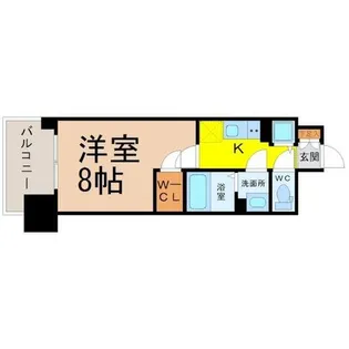プレサンスジェネ千種内山II【6階】の間取り