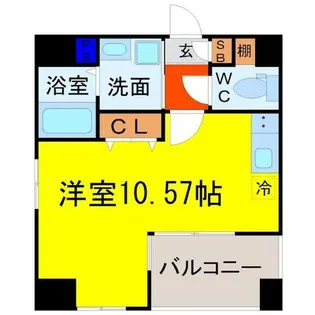 GRANDUKE東別院crea【2階】の間取り