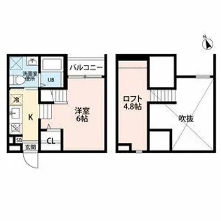 キーノ(Kiino)【2階】の間取り