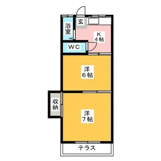 レジデンス富善【1階】の間取り
