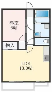 住澤ハイツ【2階】の間取り