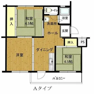兵庫県公社 姫路青山5号棟【3階】の間取り