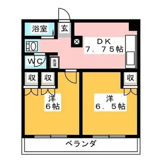 アールグラン天白【3階】の間取り