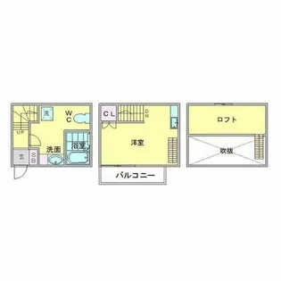 トリスアパートメント【1階】の間取り