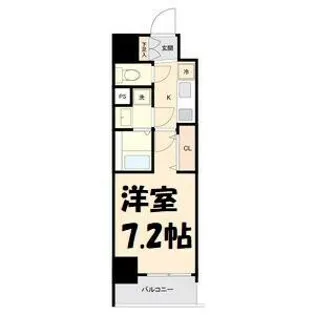 ワールドアイ名古屋城北【2階】の間取り