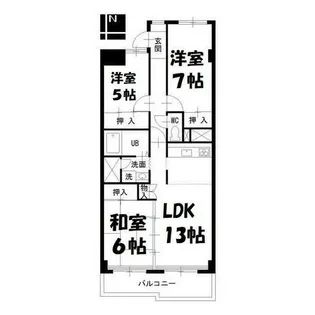 サンマンション御器所【11階】の間取り