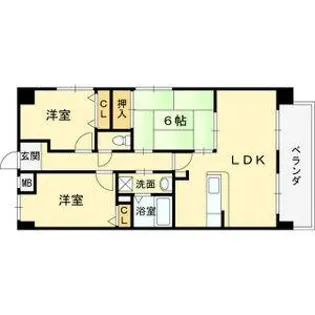 パストラル青山【2階】の間取り