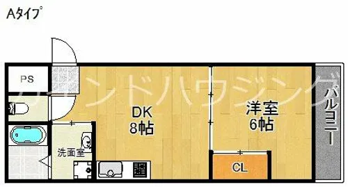 サザンクロス【1階】の間取り
