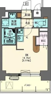 エステシア名駅【5階】の間取り