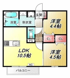スペチアーレK【1階】の間取り