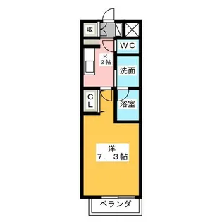 アーデン上社【2階】の間取り