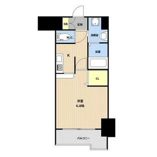 アルティザ博多駅南【5階】の間取り
