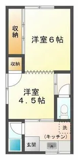 福岡荘【2階】の間取り