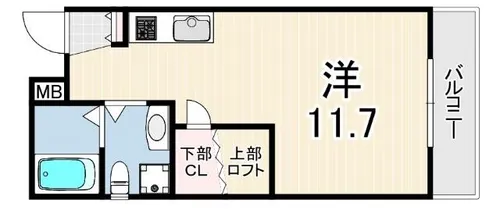 イリス・アール【1階】の間取り