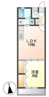 ベネッセ舞松原【203号室】の間取り