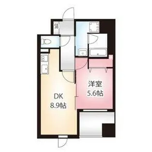 ディアコート白川【806号室】の間取り