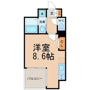 CITY SPIRE名古屋大須【706号室】の間取り