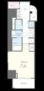 セイワパレス丸の内駅前【7階】の間取り