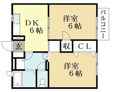 エトワール【1階】の間取り