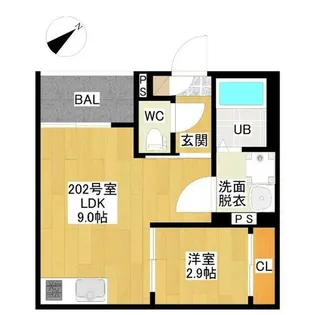 レガリスト山王5【2階】の間取り