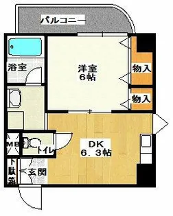 サンマリモ【103号室】の間取り