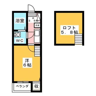 プランドール更屋敷【1階】の間取り