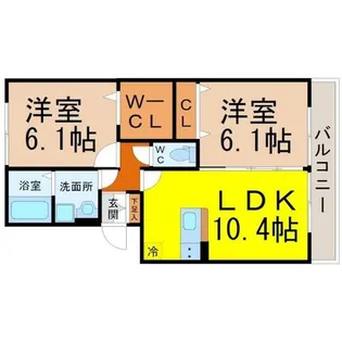 WingS【2階】の間取り