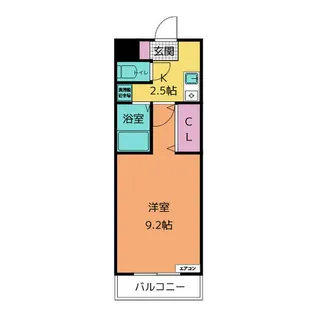 A・City弁天【5階】の間取り