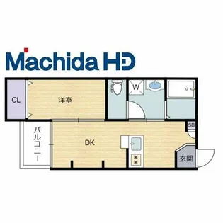 エヌエムキャトフヴァントゥレーズサウス【3階】の間取り