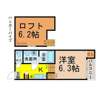 NAGOMI(ナゴミ)【2階】の間取り