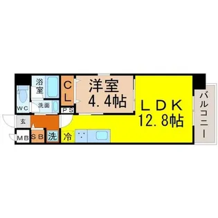 S-FORT名駅南五丁目【3階】の間取り