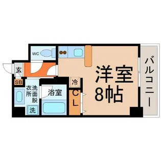 グランルージュ栄II【11階】の間取り