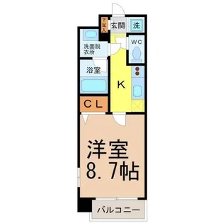 ルクレ新栄レジデンス【6階】の間取り