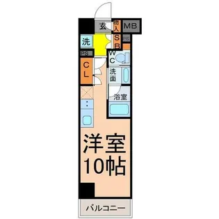 ザ・パークハビオ名古屋松原【2階】の間取り