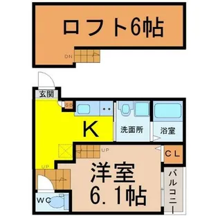 コンフォルタ杉村【2階】の間取り