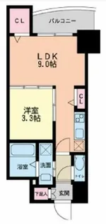 セレニテ本町グランデ【7階】の間取り