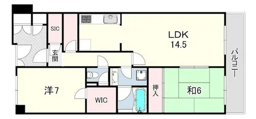 アルス甲陽園【5階】の間取り