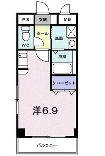 カルム六番町【3階】の間取り